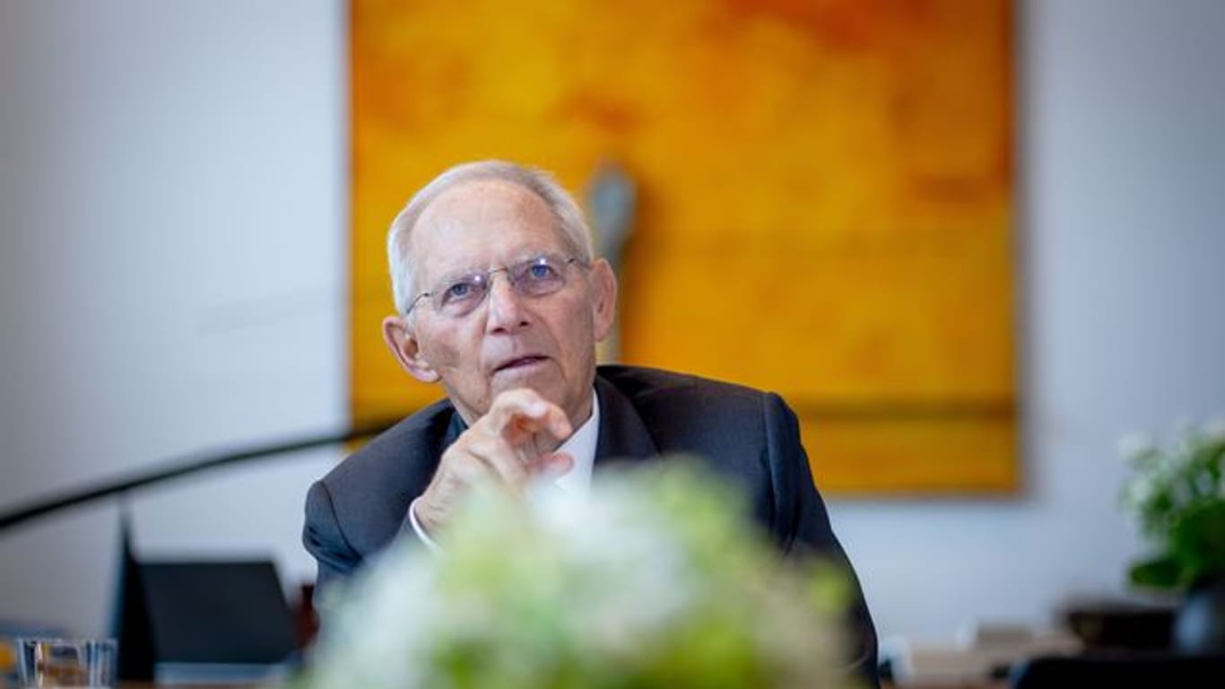 "Sollten lernen, auch mal eine Bundesregierung zu haben, die sich nicht auf festgemauerte Mehrheiten stützen kann": Bundestagspräsident Wolfgang Schäuble.