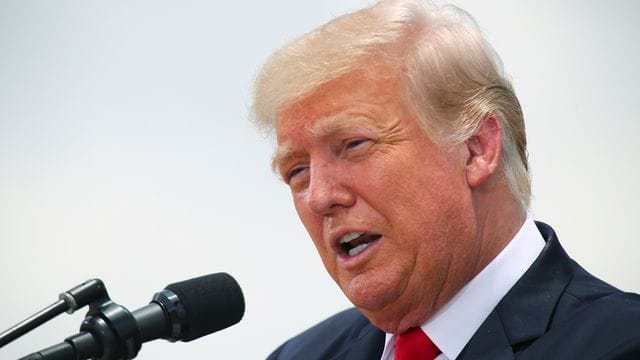 Sieht eine Verletzung seiner Redefreiheit und zieht vor Gericht: Ex-US-Präsident Donald Trump. Sieht eine Verletzung seiner Redefreiheit und zieht vor Gericht: Ex-US-Präsident Donald Trump.