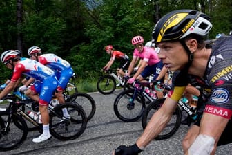 Tony Martin (r) musste die Tour nach mehreren schweren Stürzen beenden.