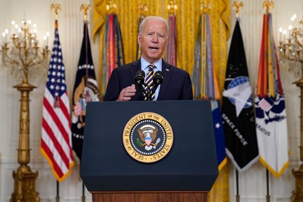 "Ich werde nicht noch eine weitere Generation Amerikaner in den Krieg nach Afghanistan schicken": Joe Biden.