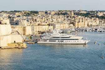 Der den Hafen von Valletta.