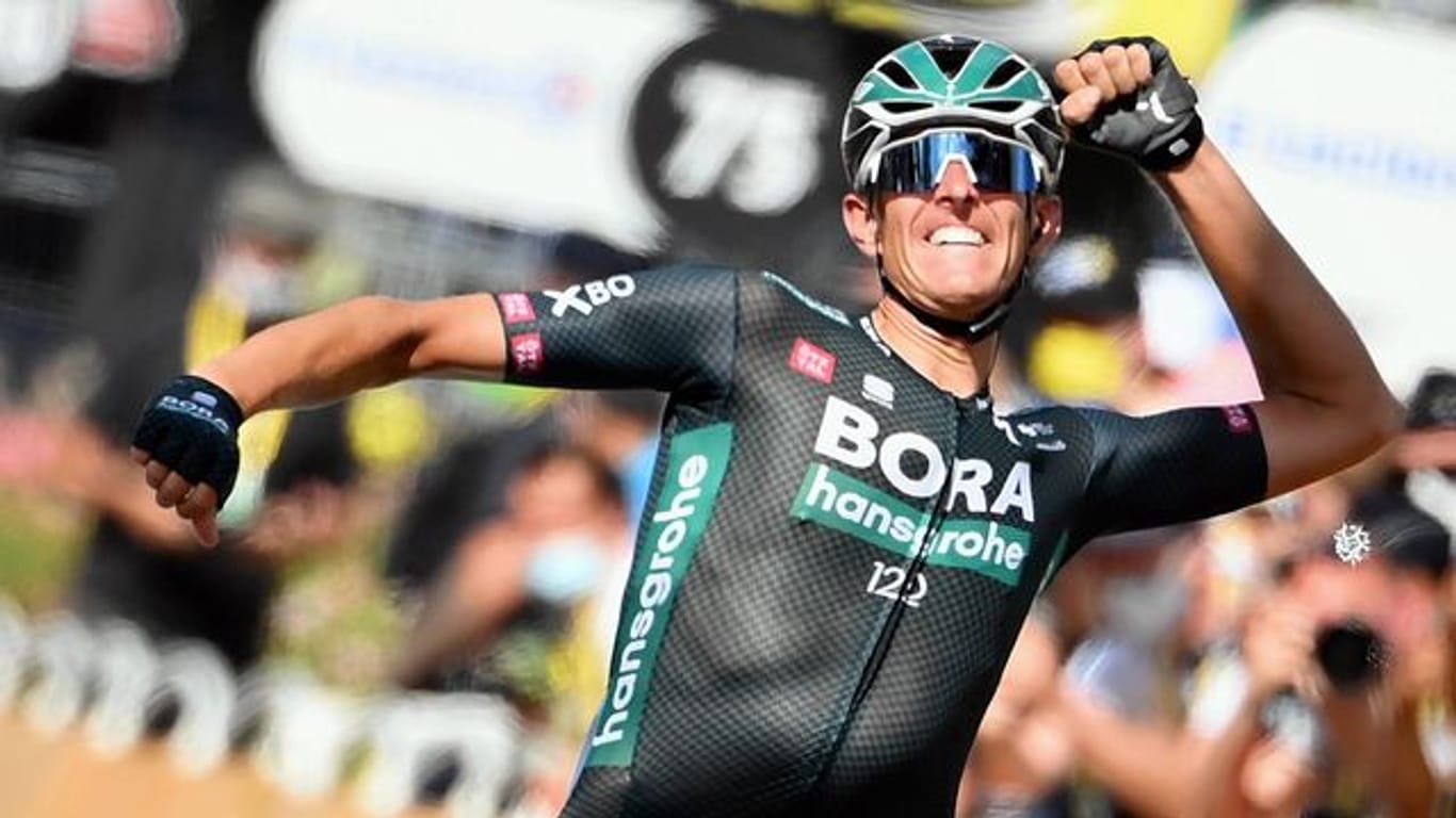 Sorgte für den erhofften Etappensieg von Bora-hansgrohe bei der Tour 2021: Nils Politt.