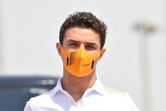 Musste beim Besuch des EM-Finals nicht nur die englische Niederlage verschmerzen: Lando Norris.