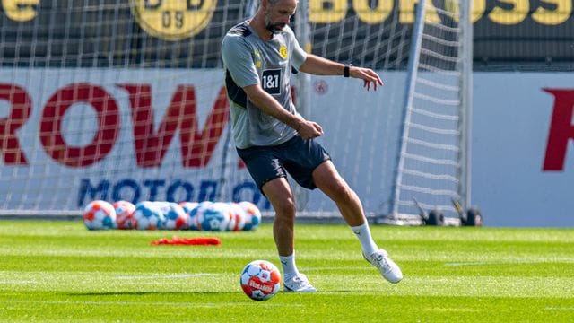 Ist von seinem ersten Eindruck beim BVB sehr angetan: Marco Rose. Ist von seinem ersten Eindruck beim BVB sehr angetan: Marco Rose.