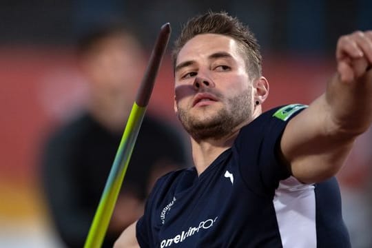 Ist im Speerwurf eindeutiger Olympia-Favorit: Johannes Vetter in Aktion.