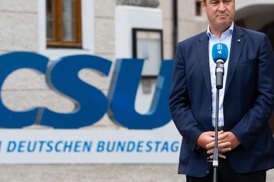 Bayerns Ministerpräsident Söder zeigte sich "verwundert" über Laschets Aussagen zu Steuersenkungen.