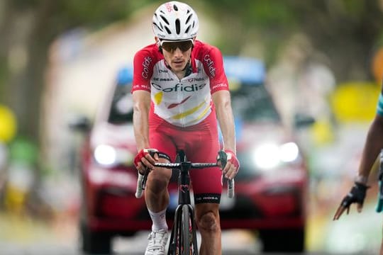 Konnte nur kurz Frankreichs Hoffnungen auf das Tour-Podium aufleuchten lassen: Guillaume Martin.