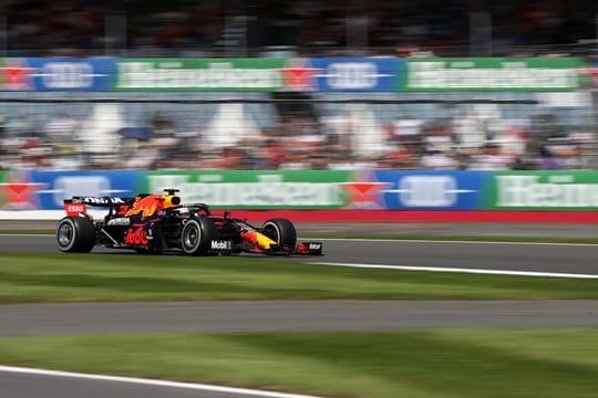 Max Verstappen geht in Silverstone von der Pole ins Rennen.