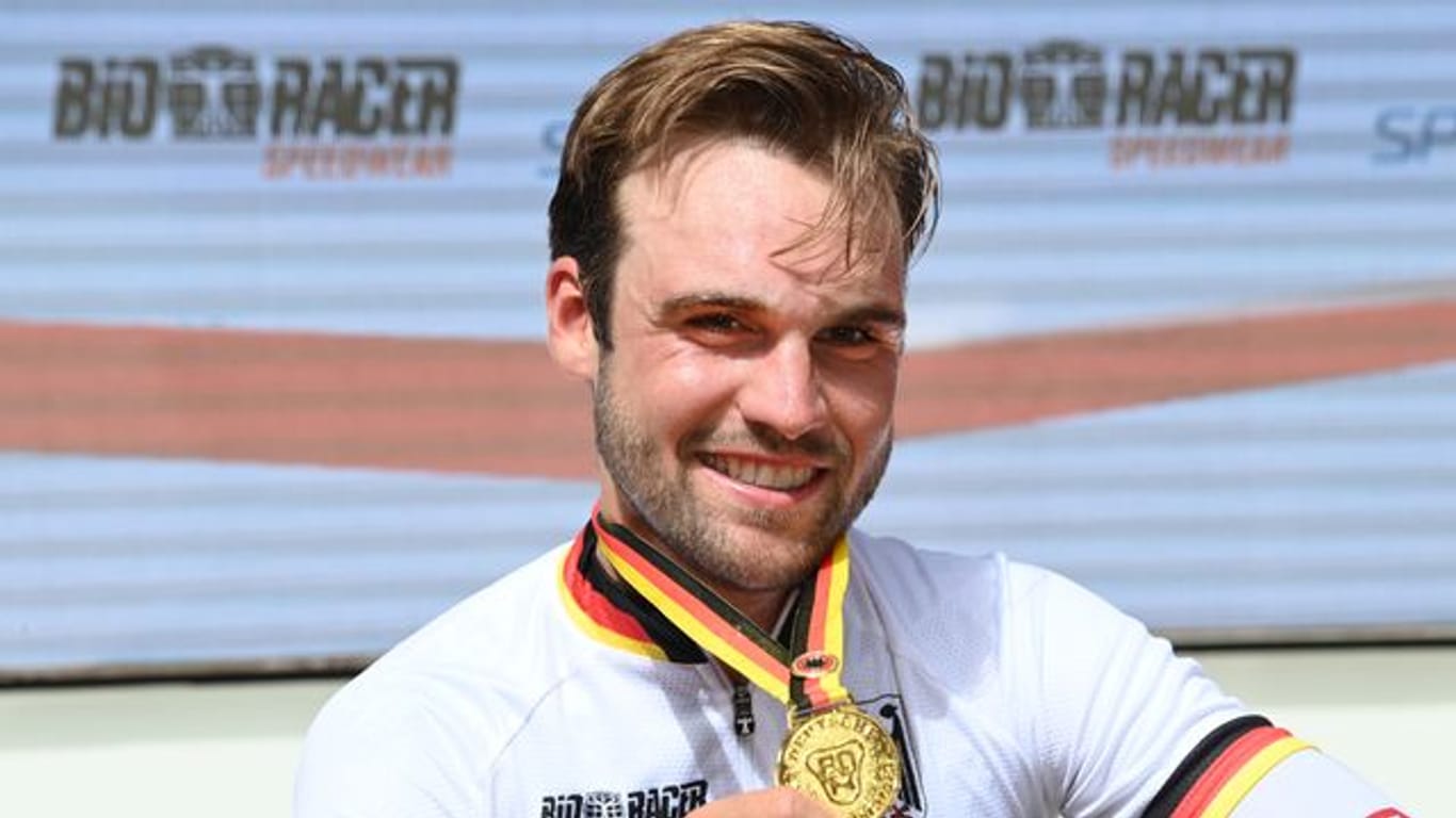 Deutscher Meister: Maximilian Schachmann hofft bei den Spielen in Tokio auf seine Medaillenchance.