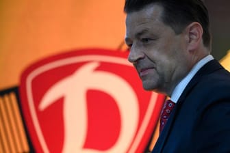 Der wiedergewählte Dynamo-Präsident Holger Scholze.