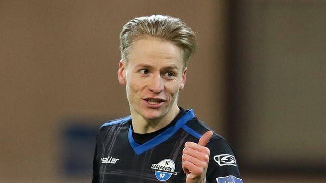 Chris Führich war erst am vergangenen Montag vom SC Paderborn zum VfB gewechselt.