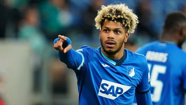 Erzielte im Test gegen Fürth den Ausgleich: Hoffenheims Georginio Rutter. Erzielte im Test gegen Fürth den Ausgleich: Hoffenheims Georginio Rutter.