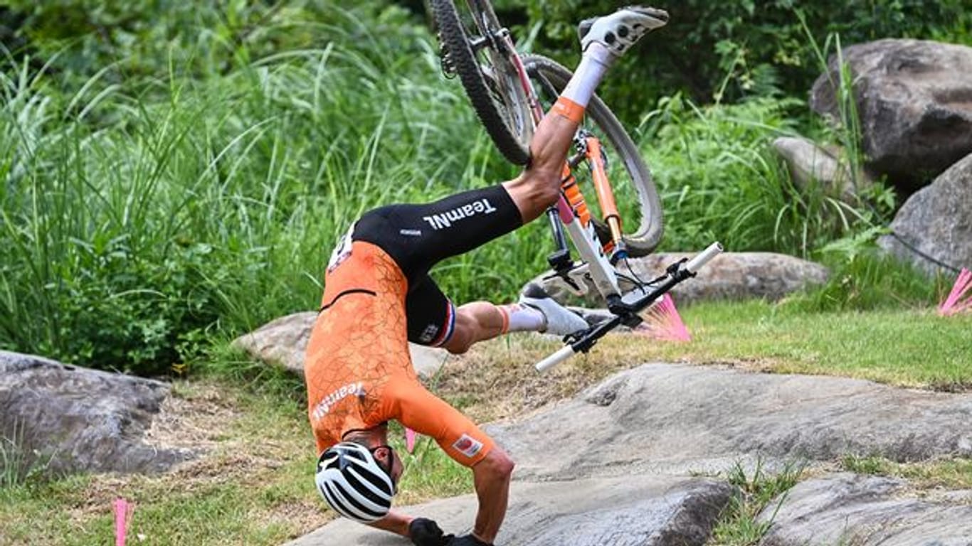 Stürzte beim olympischen Mountainbike-Rennen: Mathieu van De Poel.