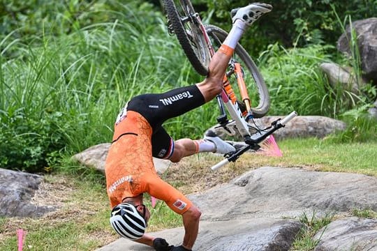 Stürzte beim olympischen Mountainbike-Rennen: Mathieu van De Poel.