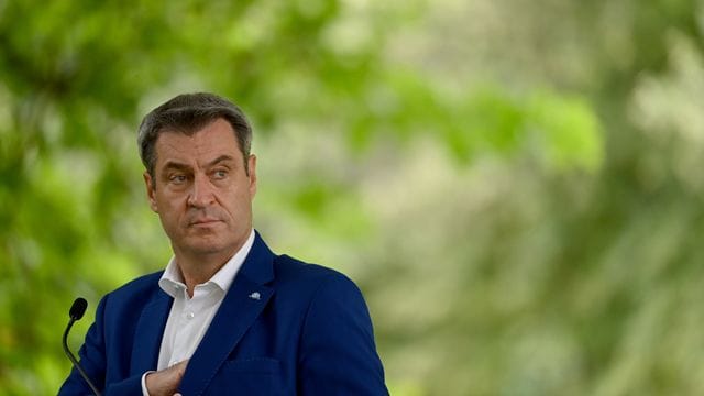Markus Söder, Ministerpräsident von Bayern, äußert sich zur geplanten erweiterten Testpflicht. Markus Söder, Ministerpräsident von Bayern, äußert sich zur geplanten erweiterten Testpflicht.