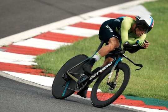 Raste auf dem Fuji International Speedway zu Olympia-Gold: Primoz Roglic.