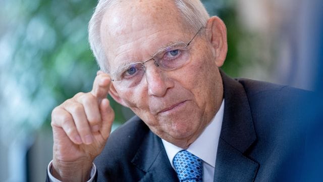 Wolfgang Schäuble (CDU), Bundestagspräsident, in einem Interview mit der Deutschen Presse-Agentur. Wolfgang Schäuble (CDU), Bundestagspräsident, in einem Interview mit der Deutschen Presse-Agentur.