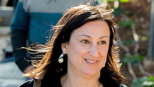 Daphne Caruana Galizia wurde im Oktober 2017 durch die Explosion einer Autobombe getötet. Daphne Caruana Galizia wurde im Oktober 2017 durch die Explosion einer Autobombe getötet.