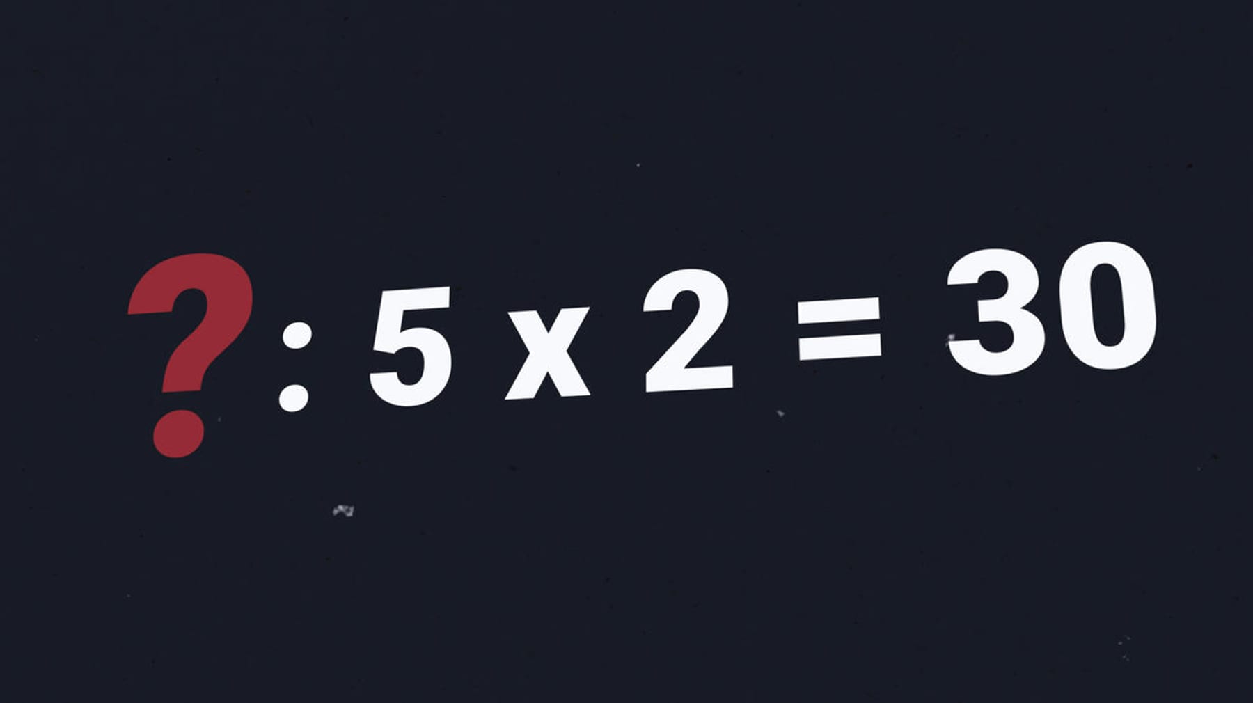 Indovinello – Quale numero è necessario in questo problema di matematica?
