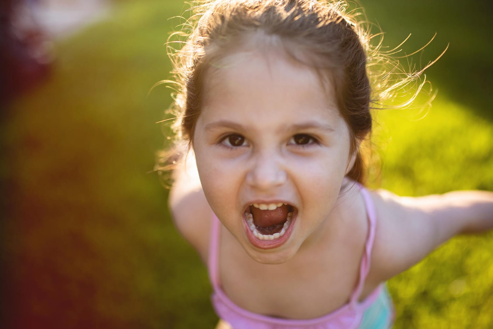 Mädchen: Kinderlärm kann Nachbaren stören.