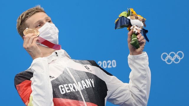 Holte Bronze über 1500 Meter Freistil: Florian Wellbrock.
