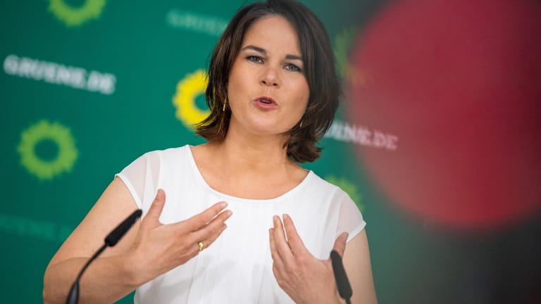 Grünenkanzlerkandidatin Annalena Baerbock: "Es kann ja nicht sein, dass die Freiheitsrechte aller eingeschränkt werden, weil sich ein Teil nicht impfen lassen will."