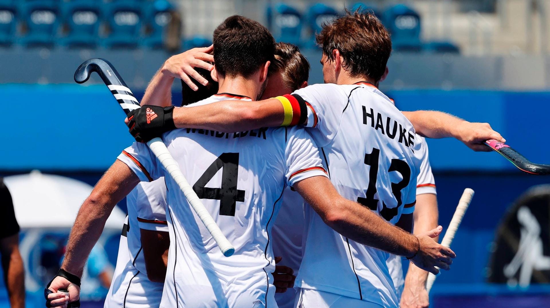 Stehen im Olympia-Halbfinale: Die deutschen Hockey-Herren.