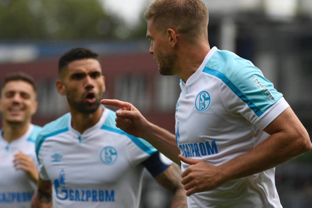 Simon Terodde: Der Neuzugang erzielte seine Saisontore zwei und drei für Schalke.