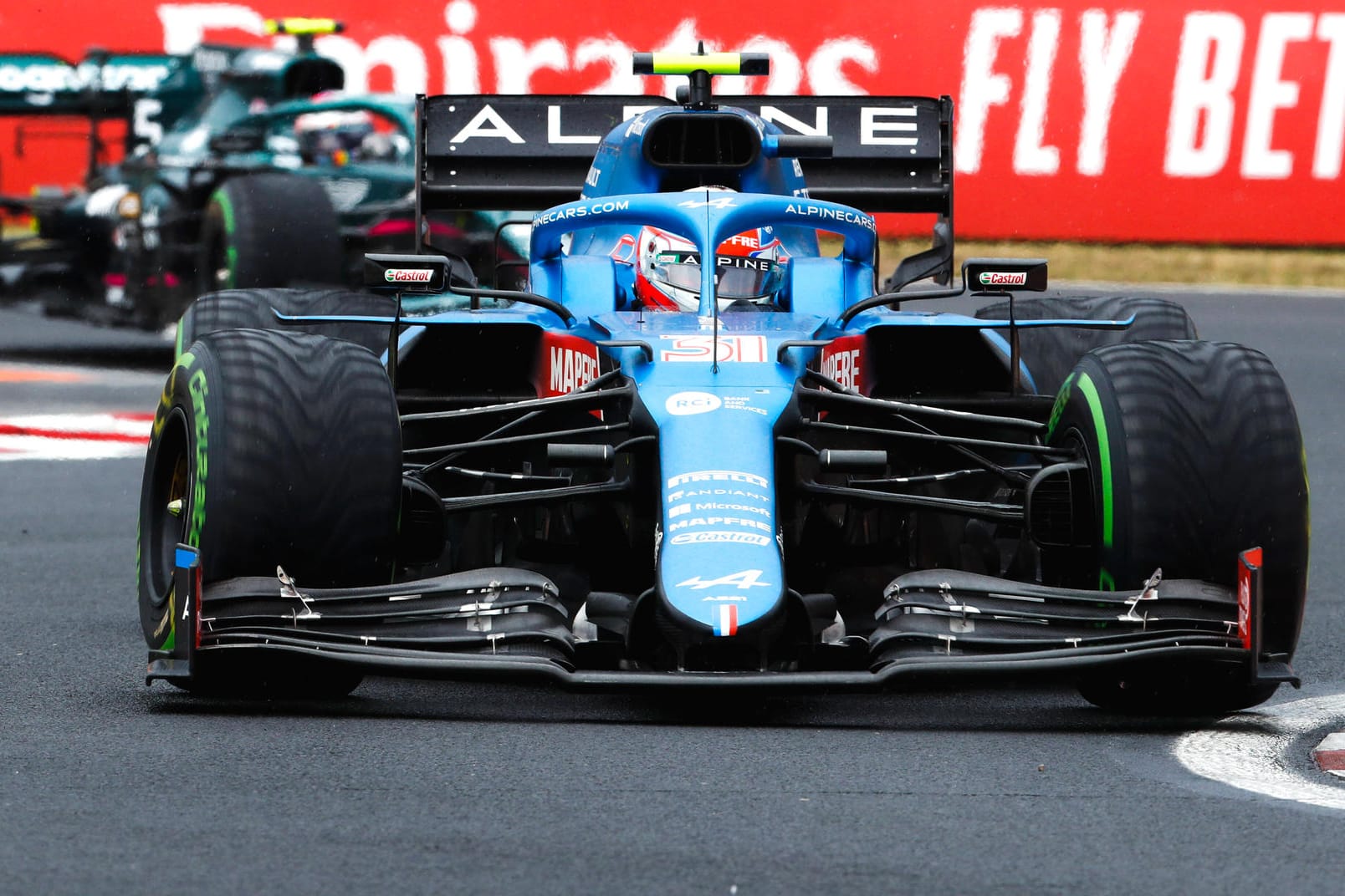 Starkes Rennen: Alpine-Fahrer Esteban Ocon auf dem Hungaroring.