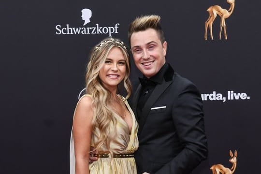 Influencerin Dagi Bee und EhemannEugen Kazakov bei der Bambi-Verleihung 2019.