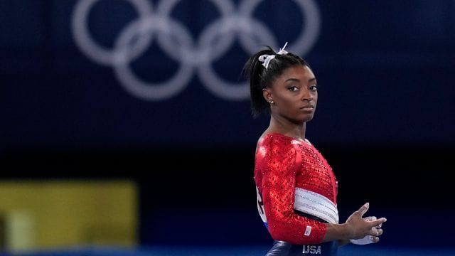 Turnt in Tokio doch noch einmal: Simone Biles.