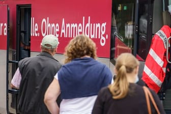 Impfkampagne mit Bussen