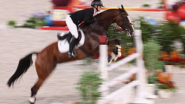 Verpasste mit Deutschlands Vielseitigkeits-Team eine Medaille: Julia Krajewski.