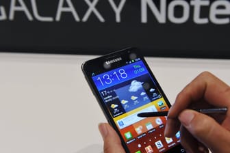 Das Galaxy Note: Das Gerät wurde 2011 vorgestellt und hatte als Start-Betriebssystem Android 2.3.6.