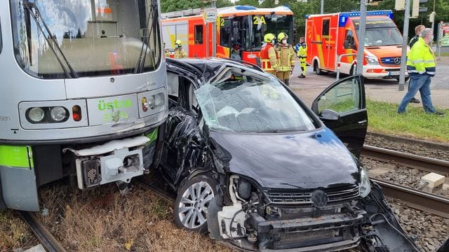 Unfall mit Straßenbahn