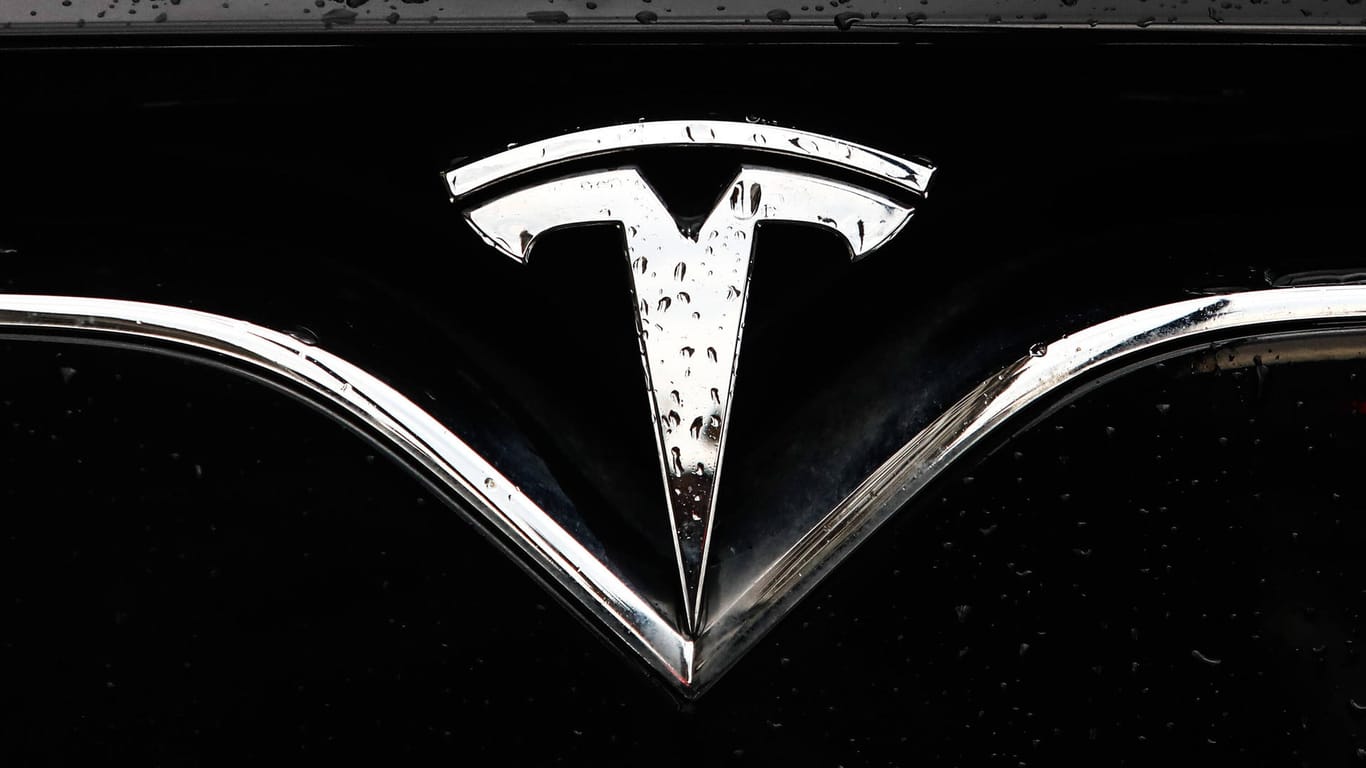 Tesla-Logo: Das Label ist eine Hommage an den Erfinder Nikolas Tesla.