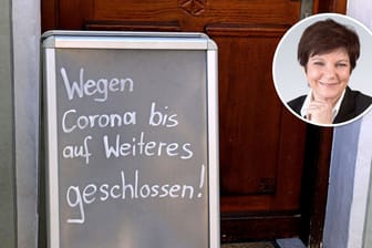 Geschlossene Gaststätte (Symbolbild): Die Corona-Hilfen sollten bald auslaufen, findet t-online-Kolumnistin Ursula Weidenfeld.