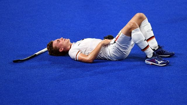 Enttäuscht: Deutschlands Niklas Bosserhoff nach der Niederlage gegen Australien.