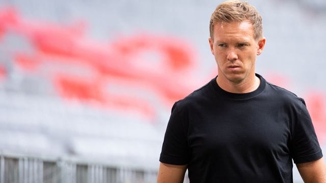 Muss weiter auf sein Pflichtspiel-Debüt mit dem FC Bayern warten: Trainer Julian Nagelsmann. Muss weiter auf sein Pflichtspiel-Debüt mit dem FC Bayern warten: Trainer Julian Nagelsmann.