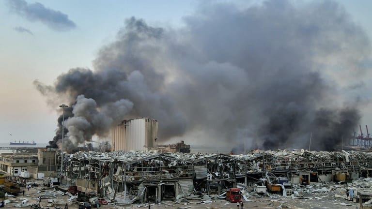 Die Explosion im Hafen von Beirut hat ganze Stadtviertel zerstört.