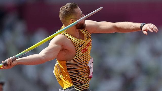 Johannes Vetter hat sich für das Speerwurf-Finale in Tokio qualifiziert. Johannes Vetter hat sich für das Speerwurf-Finale in Tokio qualifiziert.