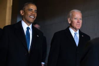 Barack Obama und Joe Biden im Jahr 2017: Biden war Obamas Vizepräsident, bevor er im November selbst zum US-Präsidenten gewählt wurde.