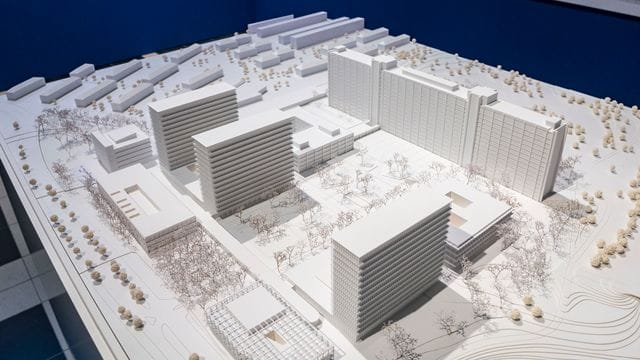 Entwurf für Bundesbank-Neubauten Entwurf für Bundesbank-Neubauten
