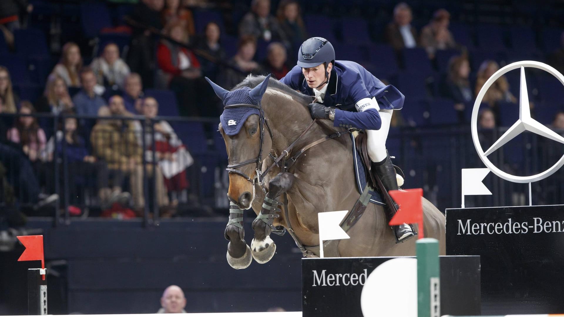 Hat keine Medaille im Einzel-Springreiten gewonnen: Daniel Deußer.