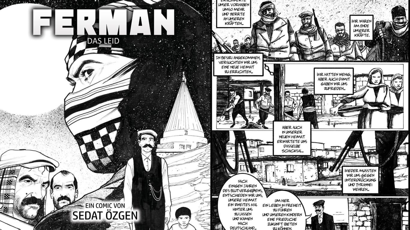 Der Comic "Ferman" von Sedat Özgen: Die Stelle für Jesidische Angelegenheiten hat ihn wieder veröffentlicht, er kann dort bezogen werden.