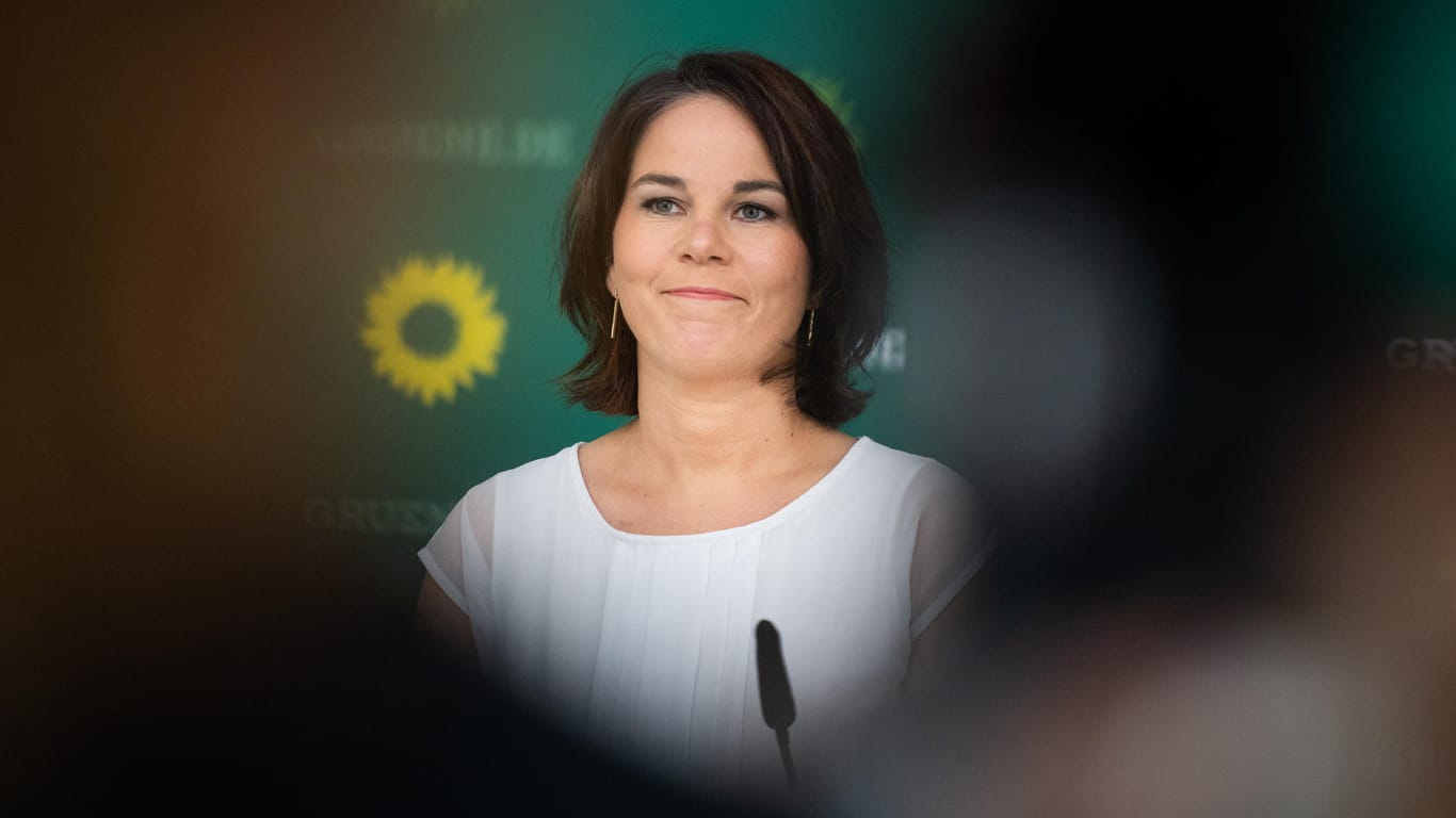 Die Grünen-Kanzlerkandidatin Annalena Baerbock: Auch sie ist auf dem Bild zu sehen.