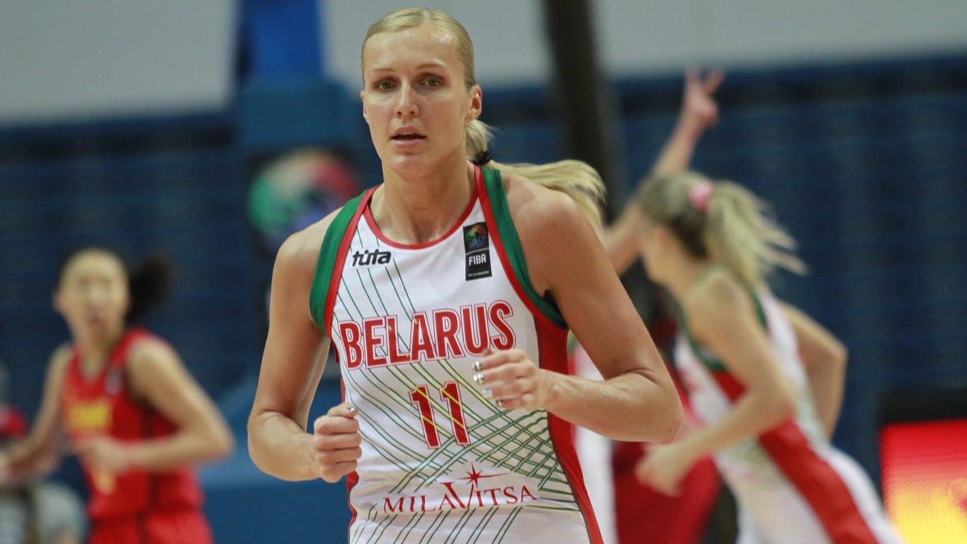 Alena Leutschanka: Die Basketballspielerin saß in Haft.