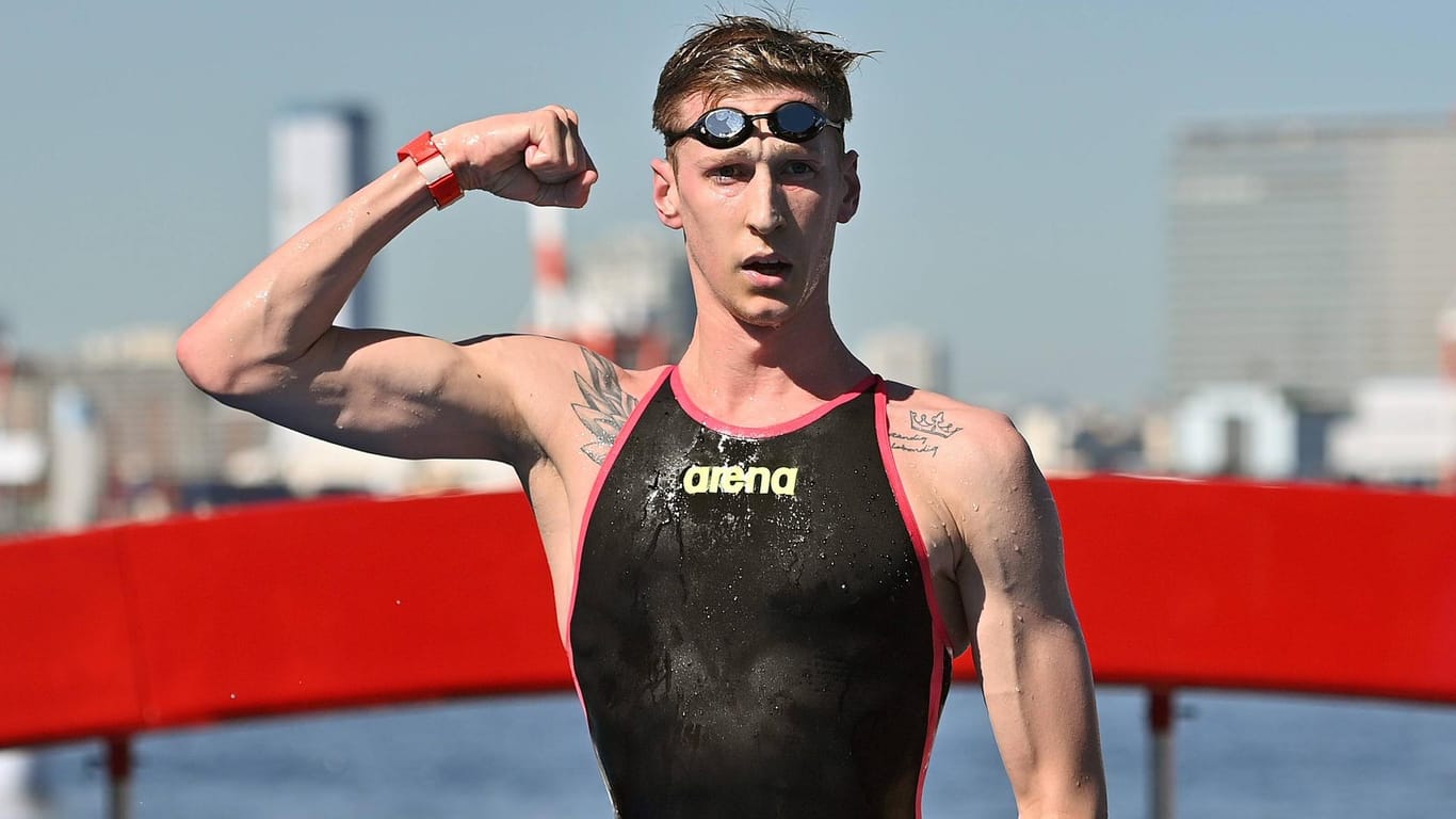 Starkes Rennen: Florian Wellbrock holte Gold im Freiwasserschwimmen.