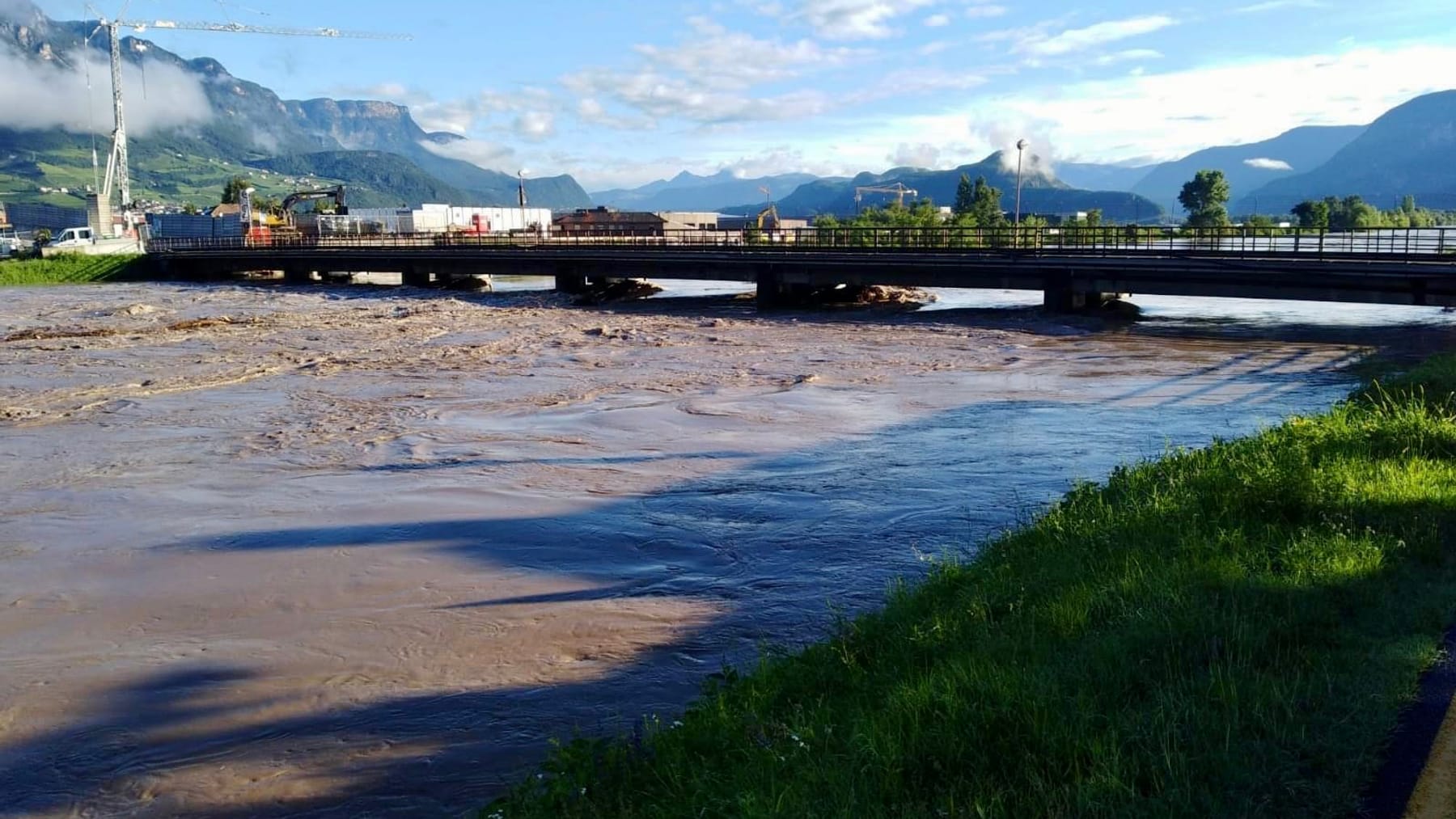 Allarme alluvione in Alto Adige e Lombardia