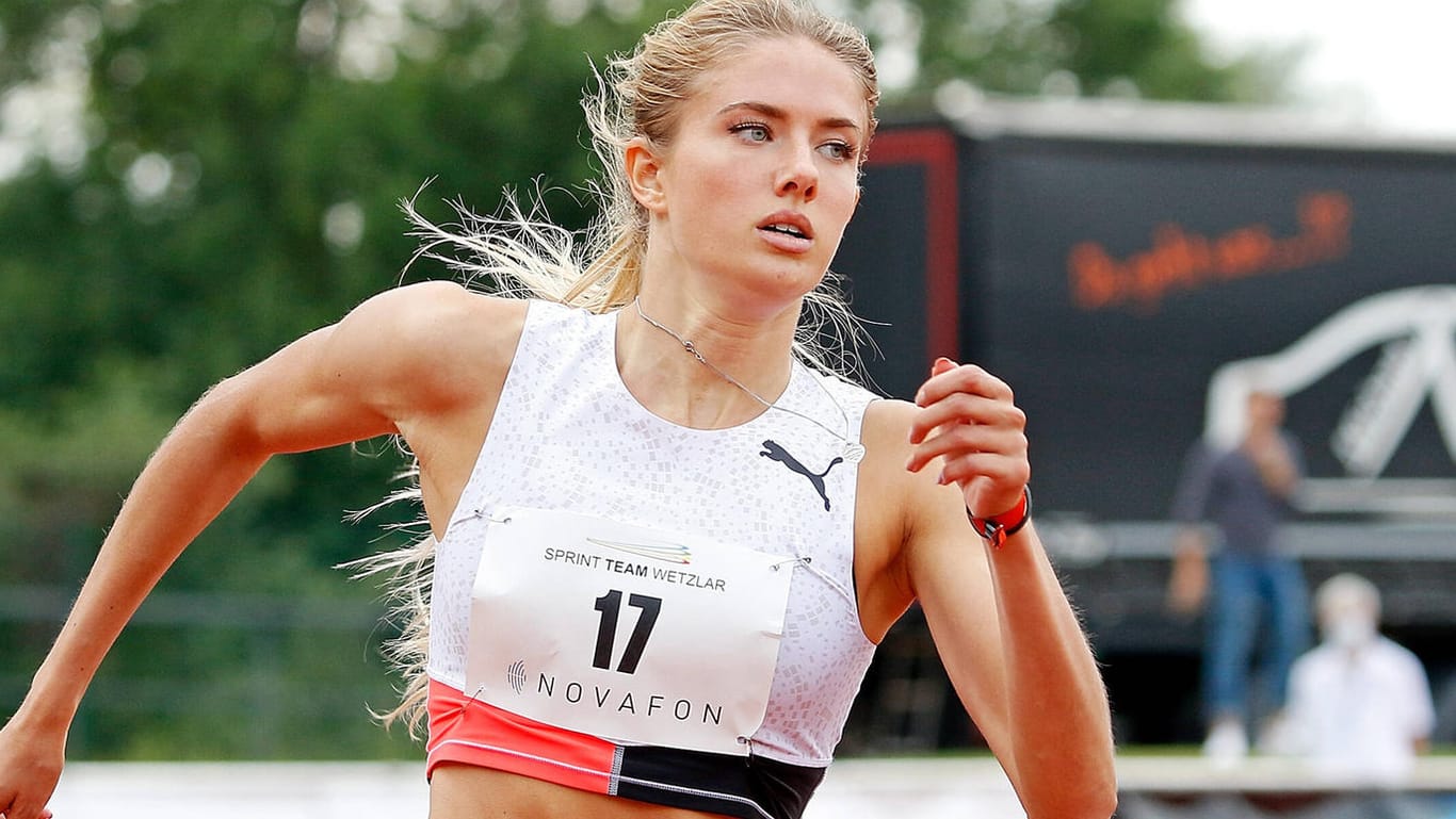 Alica Schmidt: Die 400-m-Läuferin ist bei Instagram ein Star.